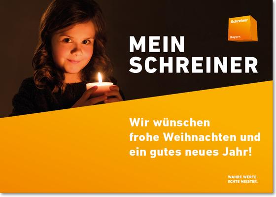 Frohe Weihnachten wnscht Schreinerei Berger Burgau